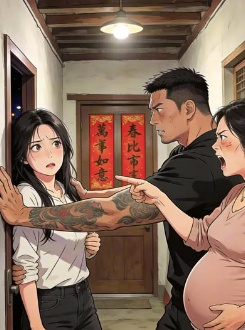 Bà Bầu Gõ Cửa Trong Đêm Giao Thừa