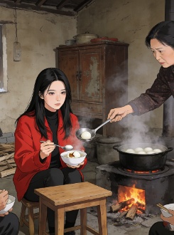Bát Bánh Trôi Không Nhân