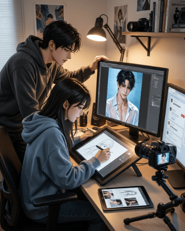 Idol Chê Tôi, Tôi Quay Sang Chụp Kẻ Thù Của Anh Ta