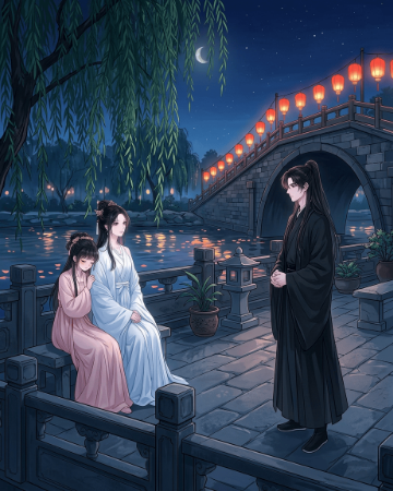 Đào Hoa Dưới Núi Cũ