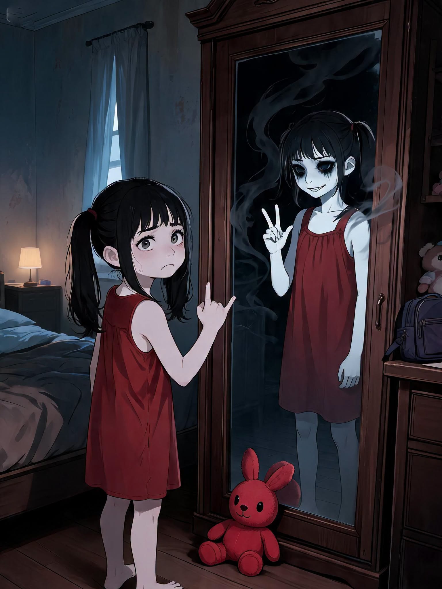 Oẳn Tù Tì Trong Gương