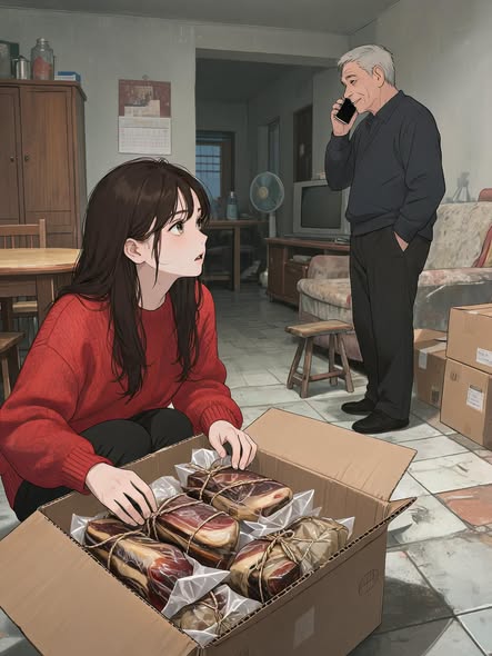 Sáu Cân Thịt Xông Khói Của Ba