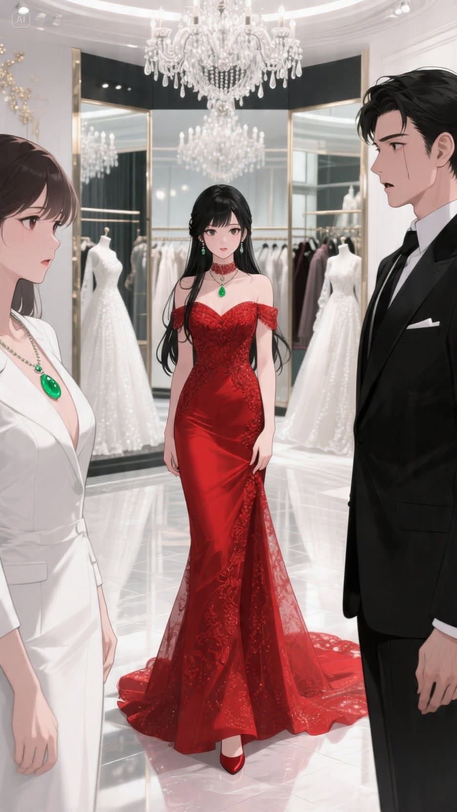 Váy Cưới Trong Gương